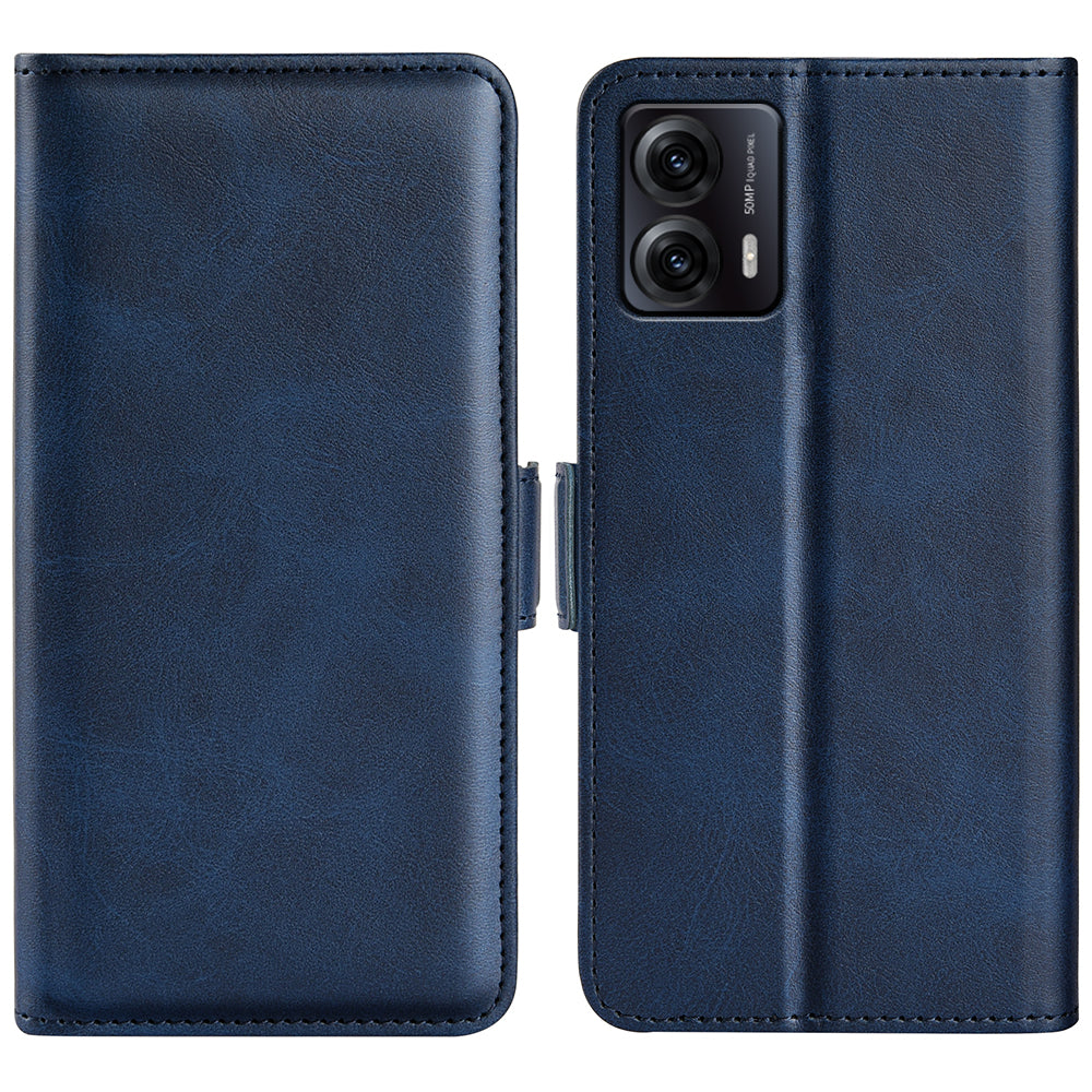 For Motorola Moto G53 5G Calf Texture PU Leather Wallet Cellphone Case Shockproof Stand Cover For Motorola Moto G53 5G Calf Texture PU Leather Wallet Cellphone Case Shockproof Stand Cover